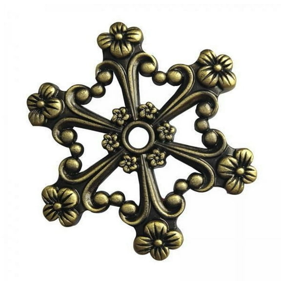 Sharprepublic 6xRetro Metal Floss Bobbins Embroidery Organizer Holder Sewing Tool Supplies Bronze