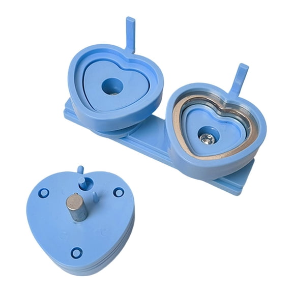 Sharprepublic ABS Plastic Badge Maker Die Mold Kit for Button Badge Press Machine and Creative Light Blue