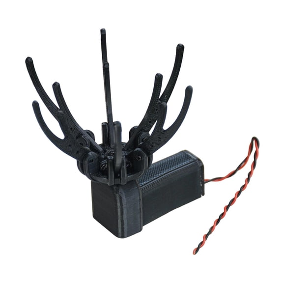 Sharprepublic Artificial Flower Automatic Open Closing Motor Crafting Supplies Electric Flower