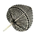 thumbnail image 1 of Sharprepublic Bamboo Hand Fan Cooling Supplies Manual Chinese Weaving for Party Women Home Black, 1 of 8
