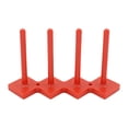 thumbnail image 1 of Sharprepublic Bobbin Holder Bobbin Organizer 4 Storage Compact Wire Spool Stand for Serger Red, 1 of 8