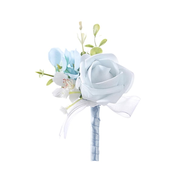 Sharprepublic Boutonniere Accessories Artificial Flower for Ceremony Bridesmaid 8cmx12cm