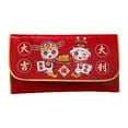 thumbnail image 1 of Sharprepublic Chinese Lunar New Year Red Envelope Gift Envelope PU Leather for Celebration Good Luck, 1 of 8