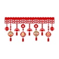 thumbnail image 1 of Sharprepublic Chinese New Year Banner Garland 2025 Snake Lunar New Year Decor Wall Sign Party Style D, 1 of 8