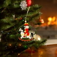 thumbnail image 1 of Sharprepublic Christmas Decoration Gifts Home Decor Photo Props Nutcracker Hanging Pendant for Horse Riding, 1 of 8