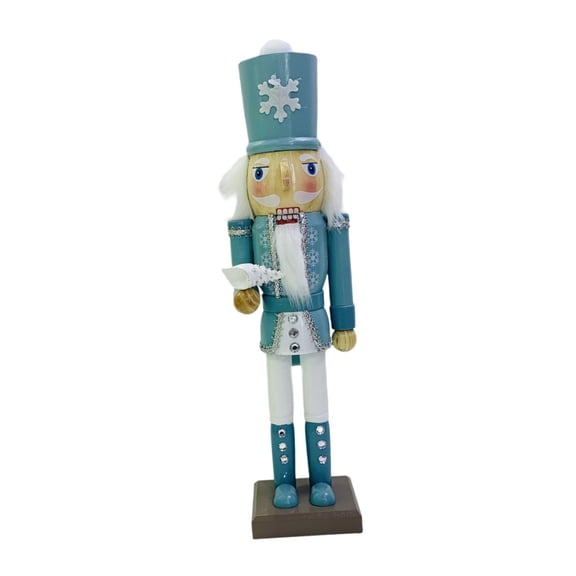 Sharprepublic Christmas Nutcracker Figurine Arts Crafts Puppet for Desk Office Living Room Conch