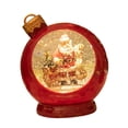 thumbnail image 1 of Sharprepublic Christmas Snow Globe Crafts Glitter Snow Globe Lights for Window Indoor Xmas red, 1 of 8