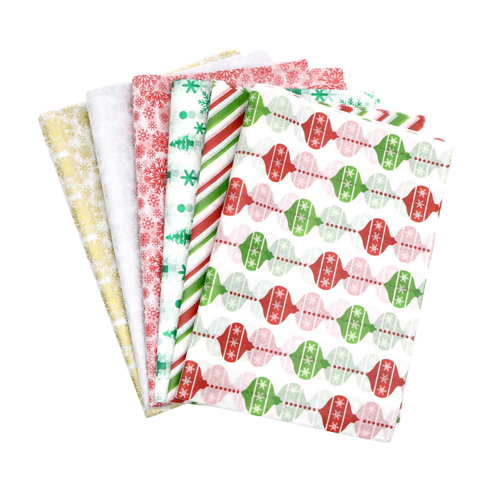 Sharprepublic Christmas Tissue Paper Sheets Decor Wrapping Papers for Engagement Valentine