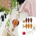 thumbnail image 1 of Sharprepublic DIY Sewing Keychain Kit Colorful Car Key Chain Party Favors Bag Charm Making Brown and Khaki, 1 of 8