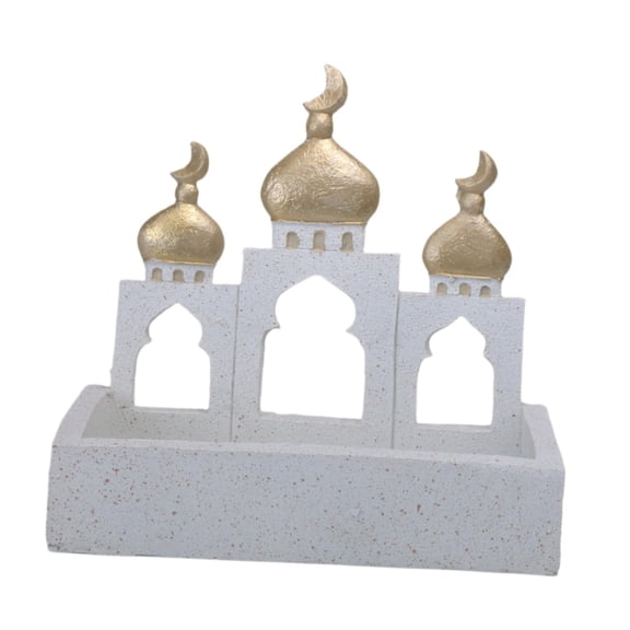 Sharprepublic Eid Decorations Plate Eid Mubarak Tableware Tray Ornamental Organizer Home Decor B
