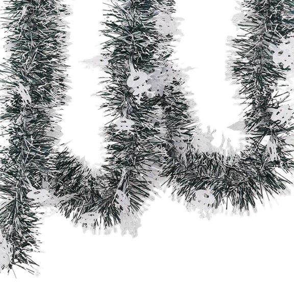 Sharprepublic Elk Christmas Tinsel Garland 5.9 ft Xmas Decor for Railing Banister Festival