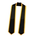 thumbnail image 1 of Sharprepublic Graduation Stole Scarf Graduation Sash for High School Graduation Ceremonies black, 1 of 8