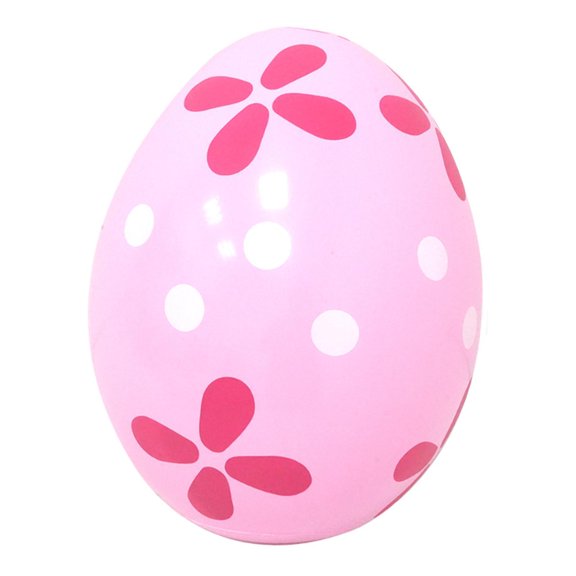 Sharprepublic Inflatable Easter Egg Decoration 10.63x13.78" for Lawn Indoor Outdoor Garden Pink