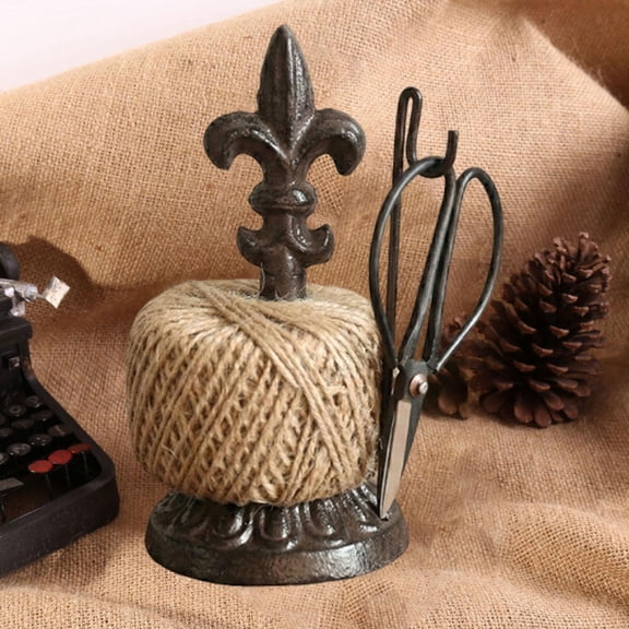 Sharprepublic Jute Twine Ball String and Scissors Holder Twine Holder Durability, Easy to Use,