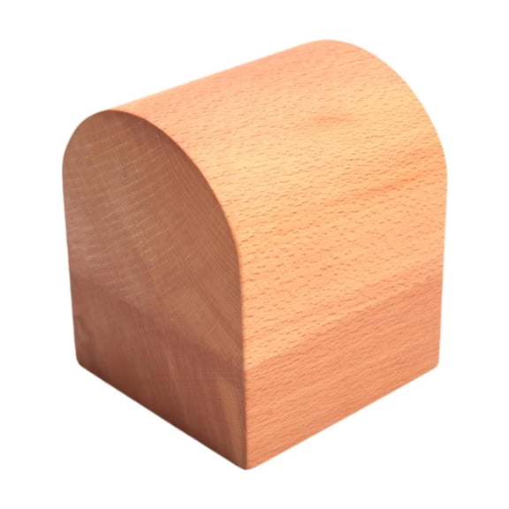 Sharprepublic Leather Band Bending Tool Wood Block Molding Tool Wood Board for Bag Handles