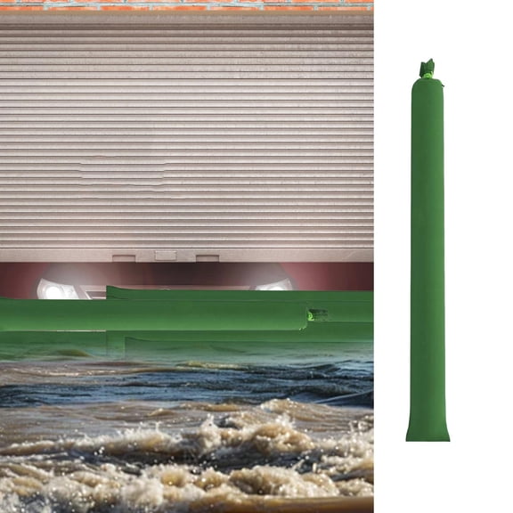 Sharprepublic Long Sand Bag for Flooding Rainy Season Reusable Water Barrier Control Flood 150x15cm