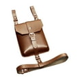 thumbnail image 1 of Sharprepublic Medieval Belt Pouch Multifunctional Waist Bag for Carnival Outdoor Halloween Brown, 1 of 8