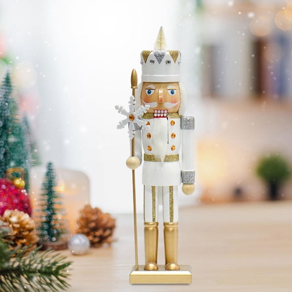 Sharprepublic Nutcracker Figurine Christmas Decor for Christmas Tree Scene Layout Birthday