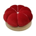 thumbnail image 1 of Sharprepublic Pin Cushion Pad Pumpkin Shape Accessory Handcraft Tool Wooden Base Pillow Big Red, 1 of 8