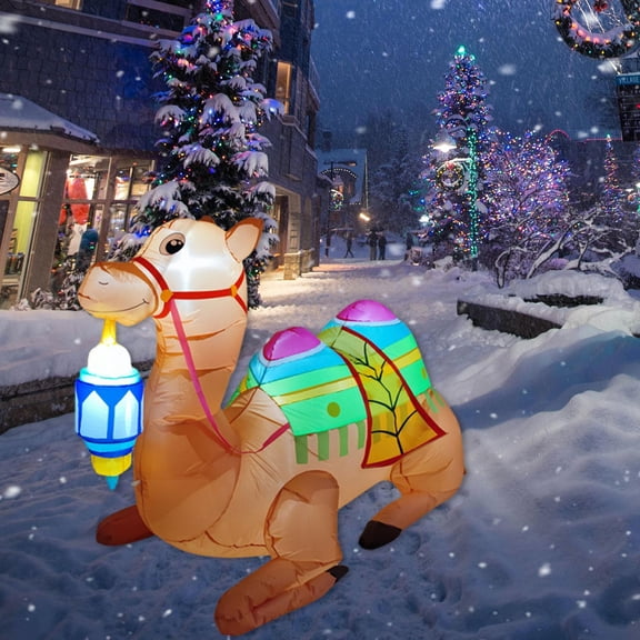 Sharprepublic Ramadan Camel Inflatable Eid Mubarak Inflatable Novelty Lightweight Gift Outdoor