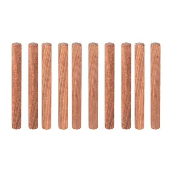 Sharprepublic Round Wooden Dowel Rods Decor Unfinished Hardwood Sticks for Arts DIY Crafts 1.2x10 cm