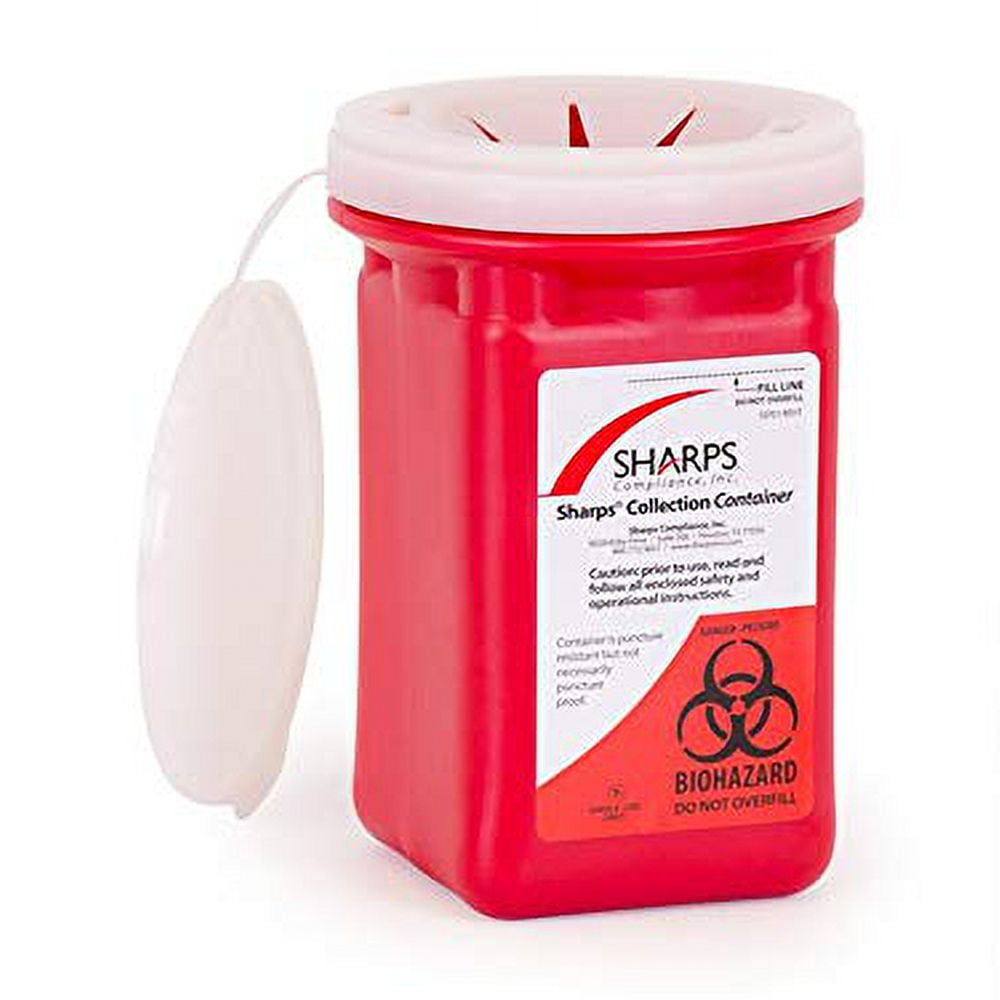 Sharps Recovery System Mailback Sharps Container 0.25 gal. Vertical Entry