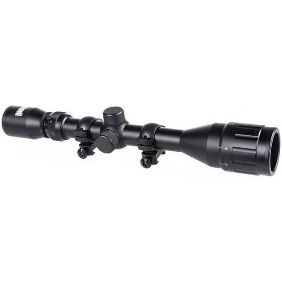 Sharpshooter 4-12x40 Adjustable Objective Scope & Ring Combo