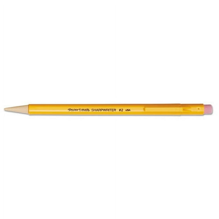 Sharpwriter Mechanical Pencil, 0.7 mm, HB (#2), Black Lead, Classic Yellow Barrel, Dozen Sharpwriter Mechanical Pencil, 0.7 mm, HB (#2), Black Lead, Classic Yellow Barrel, Dozen