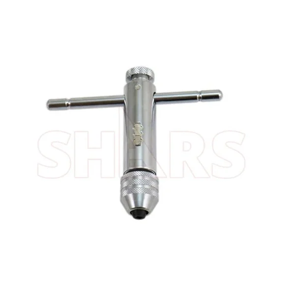 Shars #0 - 1/4" T-Handle Ratchet Tap Wrench New !}