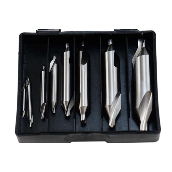 Shars #1-8 60 Degree HSS Center Drill Combined Drill & Countersink 8 pcs Set 404-1419 !