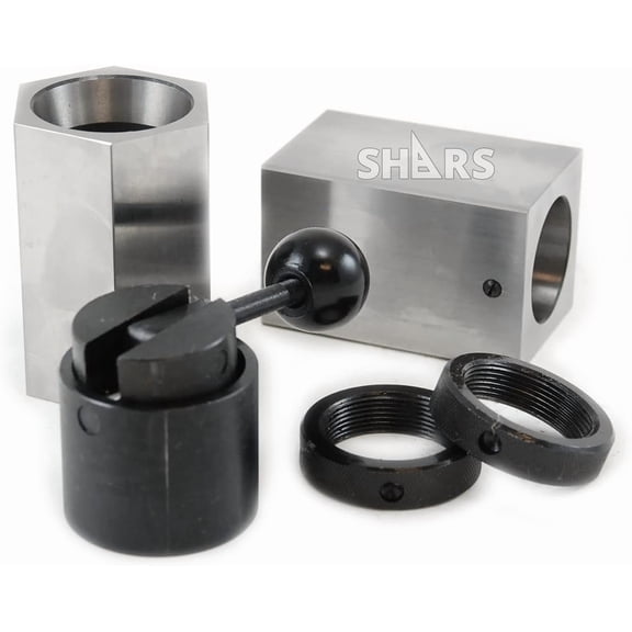 Shars 5C Collet Block Set - Square, Hex, Rings & Collet Closer Holder 202-5150 ^[