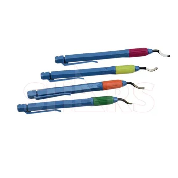 Shars Four Colors Deburring Set Kit B20 E100 E102 B10 Blades New !