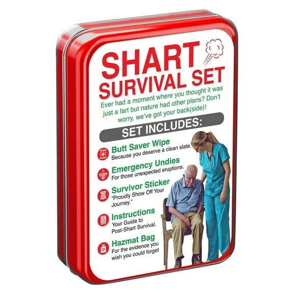 Shart Survival Kit - Funny Gift Set, A Set Containing Multiple Funny Survival Sets for Gifts, 2025 New Funny gifts