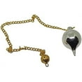 thumbnail image 1 of Sharvgun ( Set of 40 ) Metaphysical Sphere Ball Pendulum Golden & Silver Plated Dowsing Pendulum Necklace Metal Pendulums with Chain Gift Valvet Pouch, 1 of 3