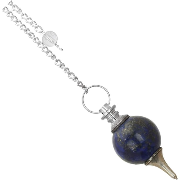 Sharvgun ( Set of 20 ) Sodalite Crystal Pendulum Dowsing Divination Pendant Jewelry Chakra Healing Hexagonal Gemstone
