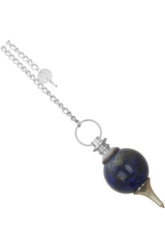 ( Set of 30 ) Sodalite Crystal Pendulum Dowsing Divination Pendant Jewelry Chakra Healing Hexagonal Gemstone