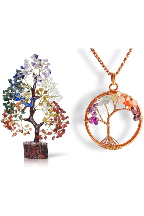 Sharvgun Seven Chakra Healing Crystals Tree of Life Crystal Tree Crystal