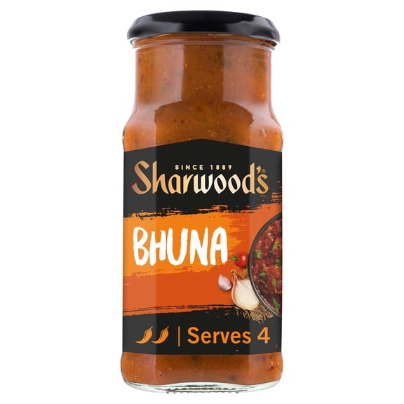 Sharwood's Bhuna Indian Curry Sauce 420g, Imported from Britain
