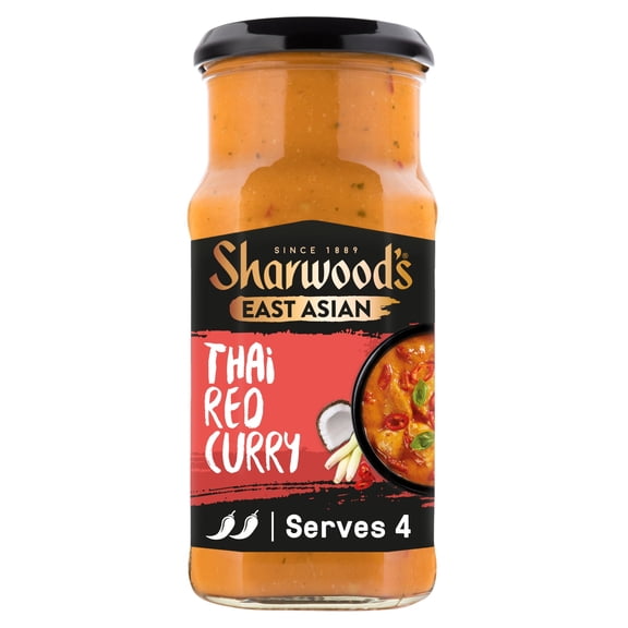 Sharwood's East Asian Thai Red Curry 415g, Imported from Britain