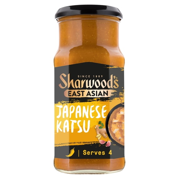 Sharwood's Japanese Katsu Curry Sauce 415G, Imported from Britain