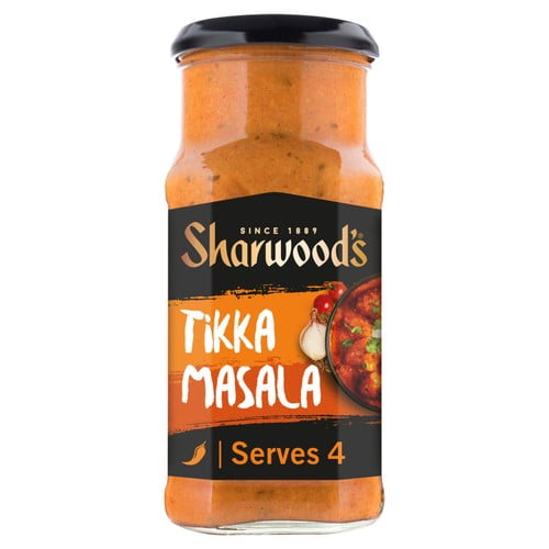 Sharwood's Tikka Masala Indian Curry Sauce 420g, British Import (Pack of 2)