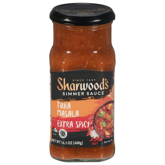 Sharwoods Extra Spicy Tikka Masala Sauce 14.1 oz (Pack Of 6)