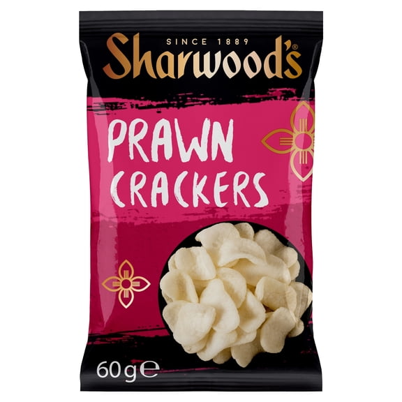 Sharwoods Ready To Eat Prawn Crackers 60G, Imported from Britain