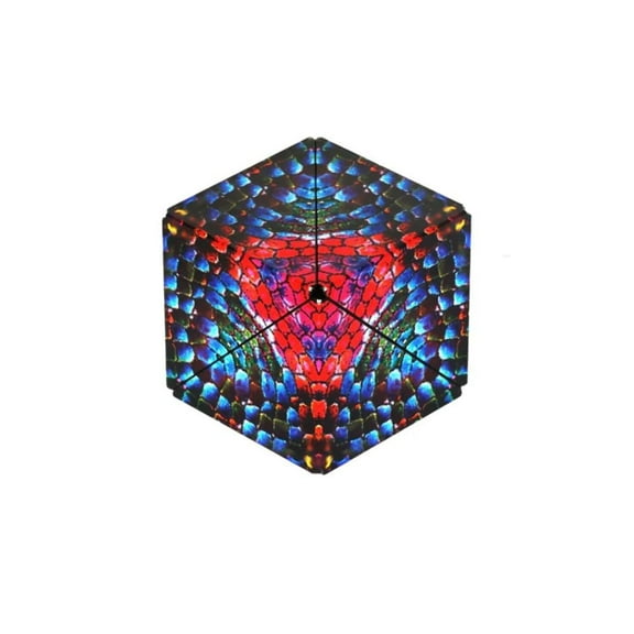 SHASHIBO Shape Shifting Box - STEM Magnetic Fidget Cube That Transforms Into Over 70 Shapes, The Chameleon by Jumbie, 1 Pack