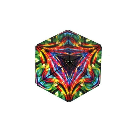 SHASHIBO Shape Shifting Box - STEM Magnetic Fidget Cube That Transforms Into Over 70 Shapes, Cosmic Surfer by Jumbie, 1 Pack