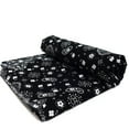 thumbnail image 1 of Shason Textile (3 Yards Cut) Craft Projects Poly Cotton Print Bandana, Black, Available In Multiple Colors, 1 of 12