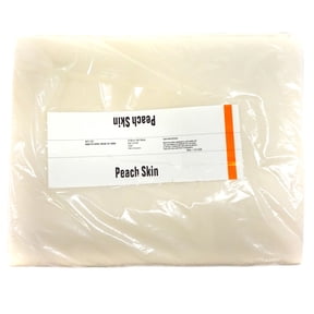Shason Textile (3 Yards Cut) Peach Skin Fabric, Ivory, Available In Multiple Colors