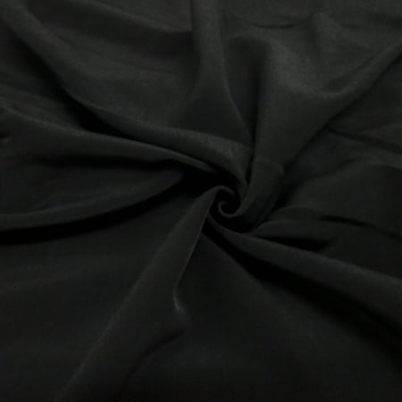 Shason Textile (3 Yards Cut) Poly Knit Solid Fabric For Creative Projects, Black, Available In Multiple Colors. price history and forecast - Shason Textile WS-B366-999