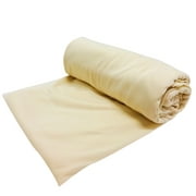 Shason Textile (3 Yards Cut) Poly Knit Solid Fabric For Creative Projects, Ivory, Available In Multiple Colors.