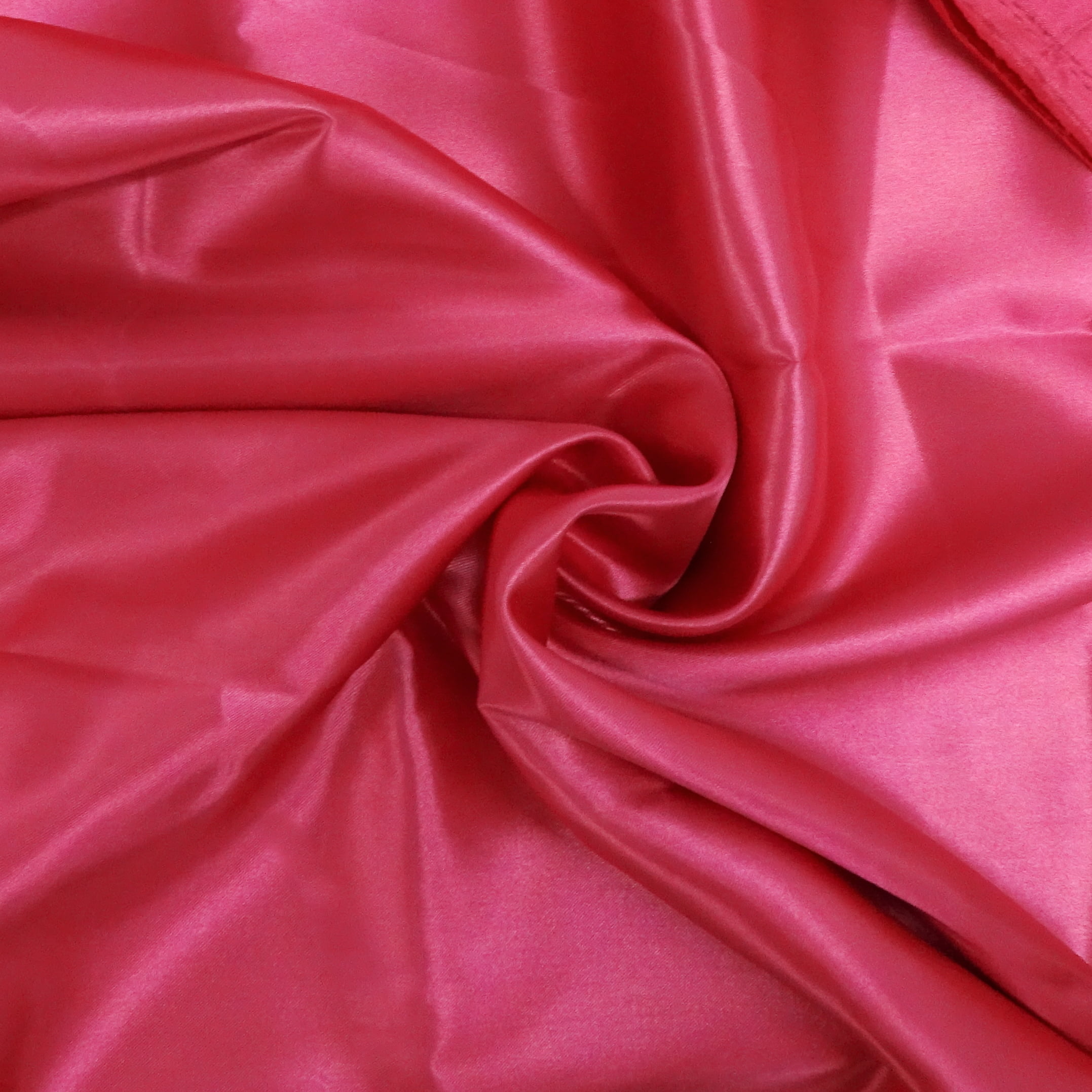 Shason Textile (3 Yards Cut) Special Occasion Costume Satin, Bright Pink, Available In Multiple Colors